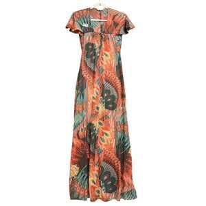 Vintage John Kloss Charlie’s Angels Maxi Dress Women's Size Medium Multicolor